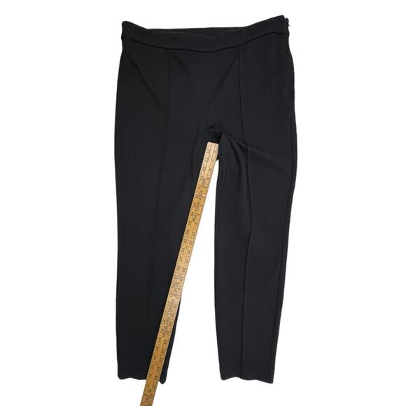 Tommy Hilfiger Pants Womens XL Black Pull-On Ponte Knit Creased Front Legs - Picture 9 of 10